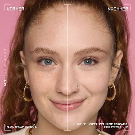 Foundation Make 'EM Wonder 02 Fair Pocelain, 30 ml