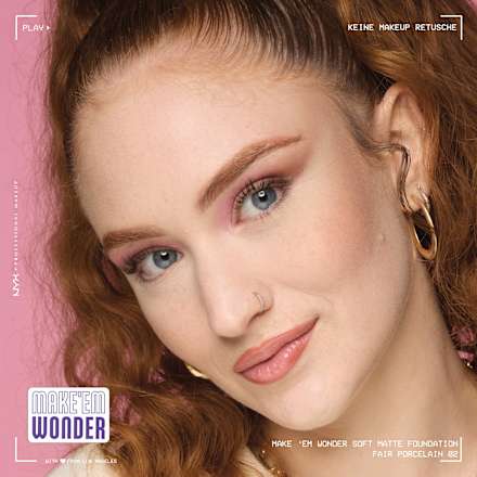 Foundation Make 'EM Wonder 02 Fair Pocelain, 30 ml
