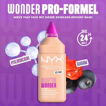 Foundation Make 'EM Wonder 03 Fair, 30 ml