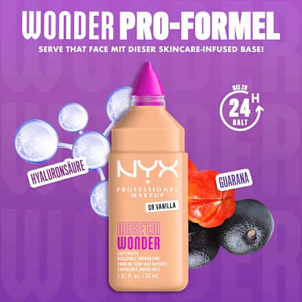 Foundation Make 'EM Wonder 08 Vanilla, 30 ml
