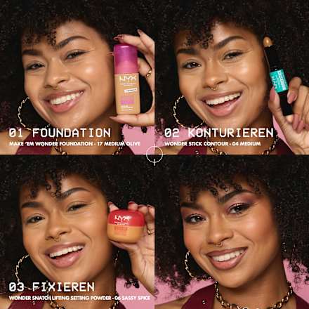 Foundation Make 'EM Wonder 17 Medium Olive, 30 ml