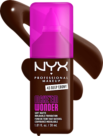 Foundation Make 'EM Wonder 43 Deep Ebony, 30 ml