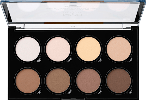 Highlight & Contouring Pro Palette 01, 21,6 g NYX PROFESSIONAL MAKEUP