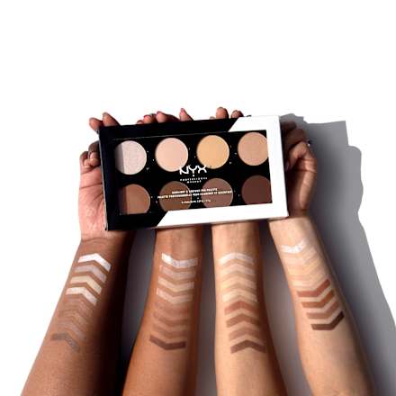 Highlight & Contouring Pro Palette 01, 21,6 g NYX PROFESSIONAL MAKEUP
