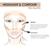 Highlight & Contouring Pro Palette 01, 21,6 g NYX PROFESSIONAL MAKEUP
