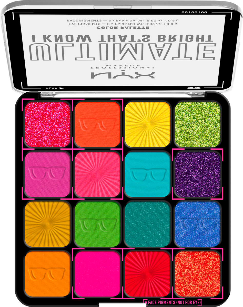 Oogschaduwpalet Ultimate 04W I Know That's Bright, 12,8 g