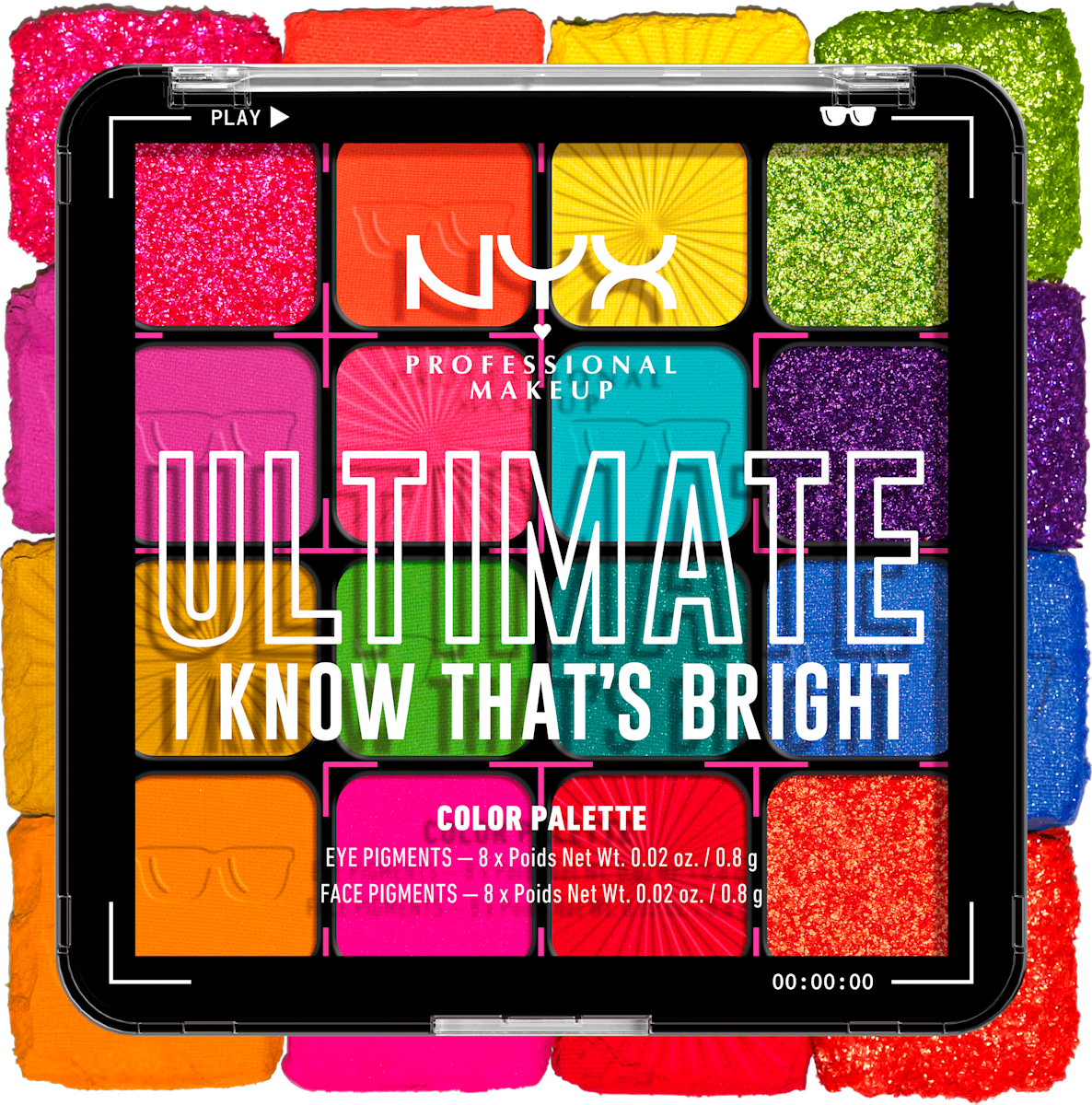 Oogschaduwpalet Ultimate 04W I Know That's Bright, 12,8 g