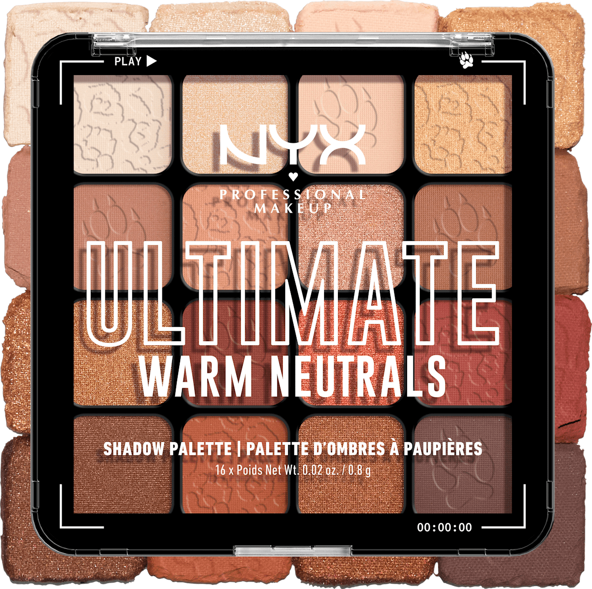 Oogschaduwpalet Ultimate 05W Warm Neutrals, 12,8 g