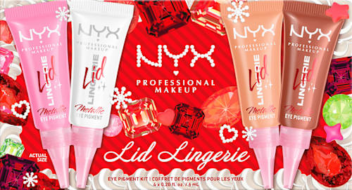 NYX PROFESSIONAL MAKEUP Lidschattenset XMAS Lid Lingerie Set 4tlg, 24 ml