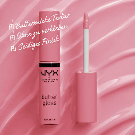 Lipgloss Butter 15  Angel Food Cake, 8 ml NYX PROFESSIONAL MAKEUP