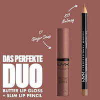 Lipgloss Butter 17 Ginger Snap, 8 ml NYX PROFESSIONAL MAKEUP