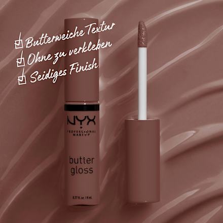 Lipgloss Butter 17 Ginger Snap, 8 ml NYX PROFESSIONAL MAKEUP