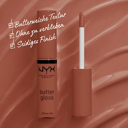 Lipgloss Butter 35 Bit Of Honey, 8 ml NYX PROFESSIONAL MAKEUP