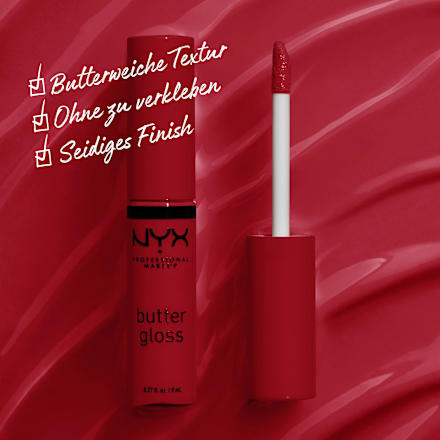Lipgloss Butter 39 Rocky Road, 8 ml NYX PROFESSIONAL MAKEUP