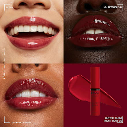 Lipgloss Butter 39 Rocky Road, 8 ml NYX PROFESSIONAL MAKEUP