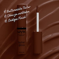 Lipgloss Butter 53 Lava Cake, 8 ml NYX PROFESSIONAL MAKEUP