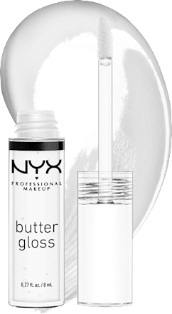 Lipgloss Butter 54 Clear, 8 ml NYX PROFESSIONAL MAKEUP