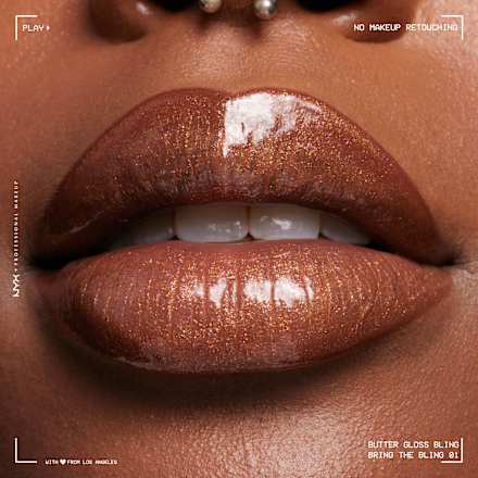 Lipgloss Butter Gloss Bling 01 Bring the Bling, 8 ml NYX PROFESSIONAL MAKEUP