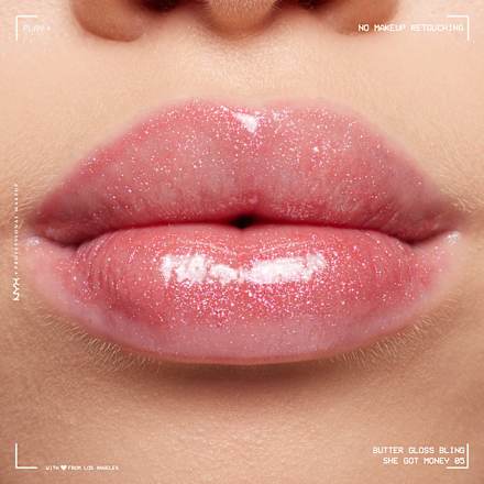 Lipgloss Butter Gloss Bling 05 She Got Money, 8 ml NYX PROFESSIONAL MAKEUP