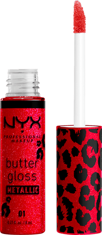 NYX PROFESSIONAL MAKEUP Lipgloss Butter Matallic 01 Blood Moon, 8 ml