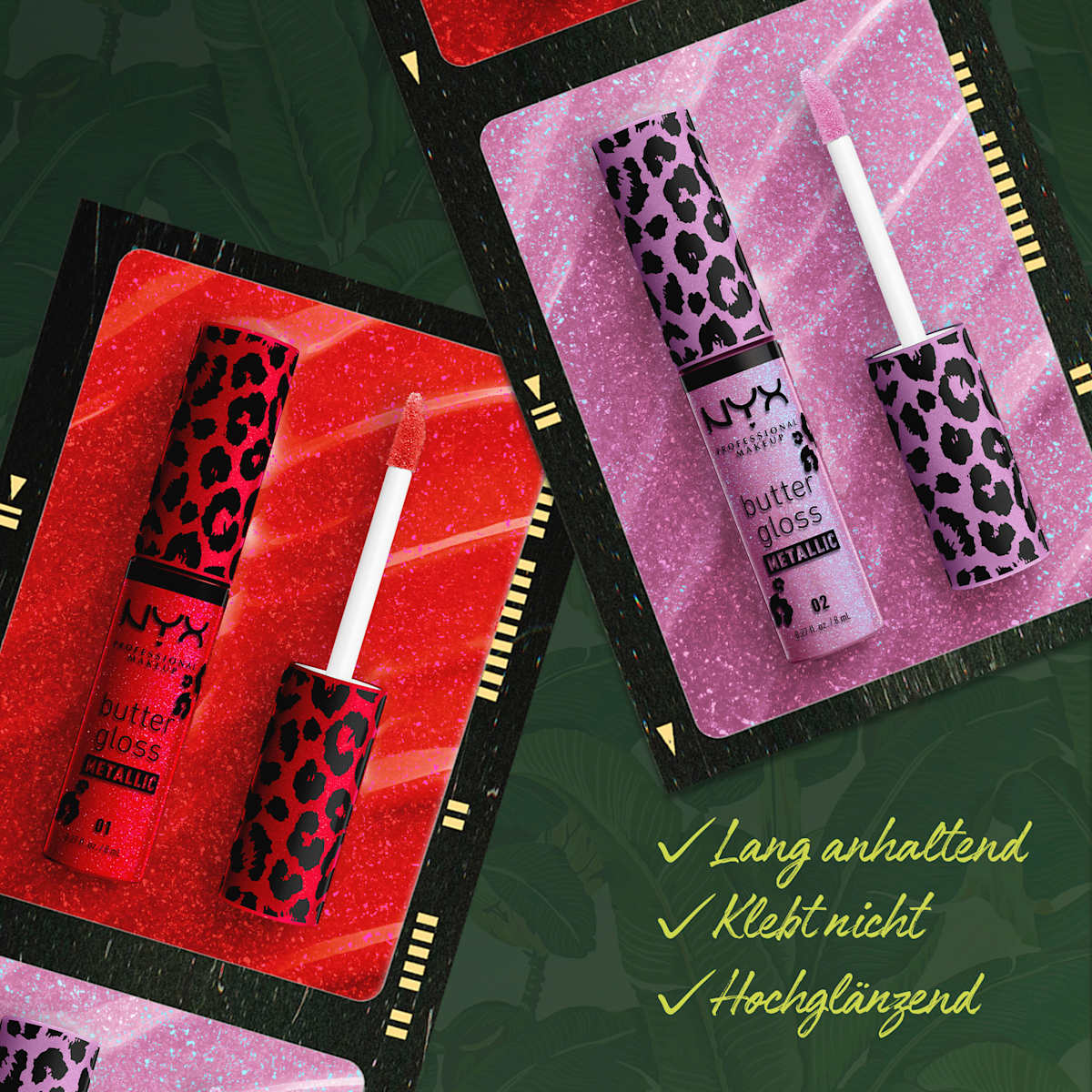 NYX PROFESSIONAL MAKEUP Lipgloss Butter Matallic 01 Blood Moon, 8 ml