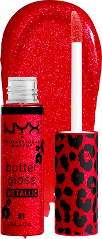 NYX PROFESSIONAL MAKEUP Lipgloss Butter Matallic 01 Blood Moon, 8 ml