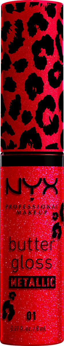 NYX PROFESSIONAL MAKEUP Lipgloss Butter Matallic 01 Blood Moon, 8 ml