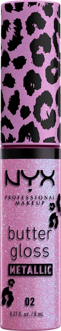 NYX PROFESSIONAL MAKEUP Lipgloss Butter Matallic 02 VioletVix, 8 ml