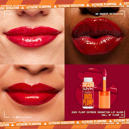 Lipgloss Duck Plump 14 Hall of Flame, 7 ml