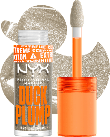 Lipgloss Duck Plump 20 Quazy Silver, 6,8 ml NYX PROFESSIONAL MAKEUP