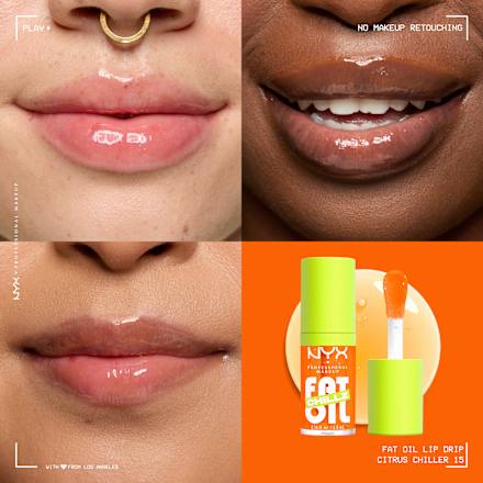 Lipgloss Fat Oil Chillz 15 Citrus Chiller, 4,8 ml NYX PROFESSIONAL MAKEUP
