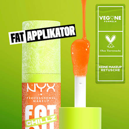 Lipgloss Fat Oil Chillz 15 Citrus Chiller, 4,8 ml NYX PROFESSIONAL MAKEUP