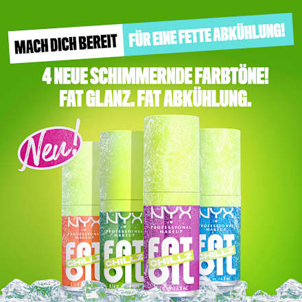 Lipgloss Fat Oil Chillz 18 Polar Peppermint, 4,8 ml NYX PROFESSIONAL MAKEUP