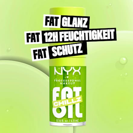 Lipgloss Fat Oil Chillz 19 Kiwi Freezie, 4,8 ml NYX PROFESSIONAL MAKEUP