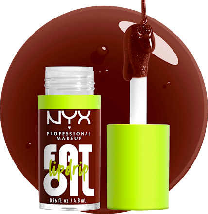 Lipgloss Fat Oil Lip Drip 08 Status Update, 4,8 ml NYX PROFESSIONAL MAKEUP