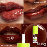 Lipgloss Fat Oil Lip Drip 08 Status Update, 4,8 ml NYX PROFESSIONAL MAKEUP