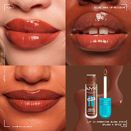 Lipgloss Lip IV Gloss Stain 03 Splash N Spice, 5 ml
