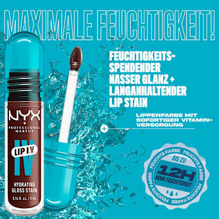 Lipgloss Lip IV Gloss Stain 05 Mocha Me Wet, 5 ml