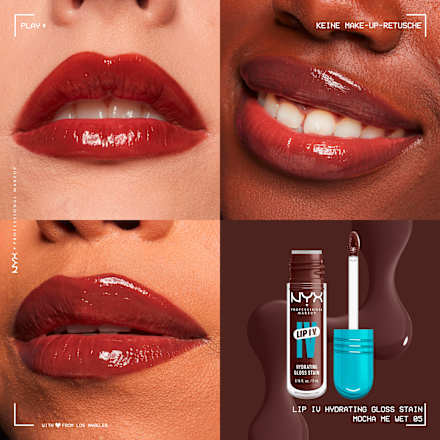Lipgloss Lip IV Gloss Stain 05 Mocha Me Wet, 5 ml
