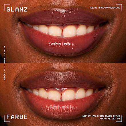 Lipgloss Lip IV Gloss Stain 05 Mocha Me Wet, 5 ml