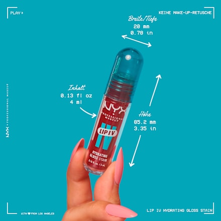 Lipgloss Lip IV Gloss Stain 07 Bubblegum Burst, 5 ml