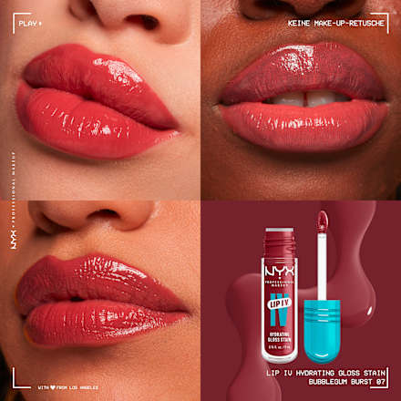 Lipgloss Lip IV Gloss Stain 07 Bubblegum Burst, 5 ml