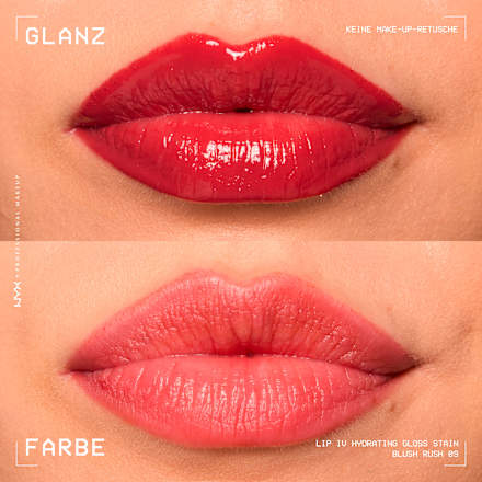 Lipgloss Lip IV Gloss Stain 09 Blush Rush, 5 ml