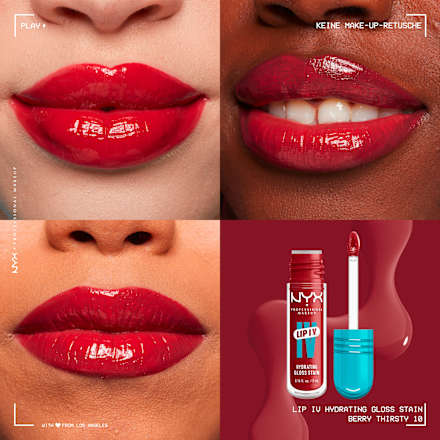 Lipgloss Lip IV Gloss Stain 10 Berry Thirsty, 5 ml