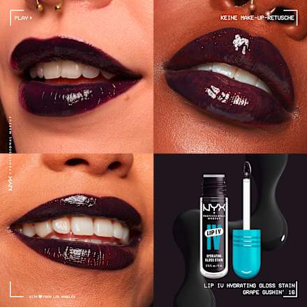 Lipgloss Lip IV Gloss Stain 16 Grape Gushin', 5 ml