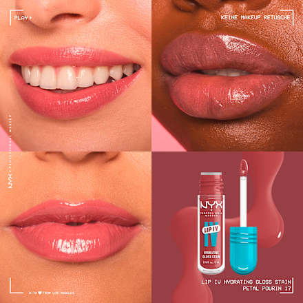 Lipgloss LIP IV Stain 17 Petal Pourin', 5 g