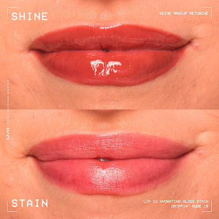 Lipgloss LIP IV Stain 18 Drippin' Nude, 5 g