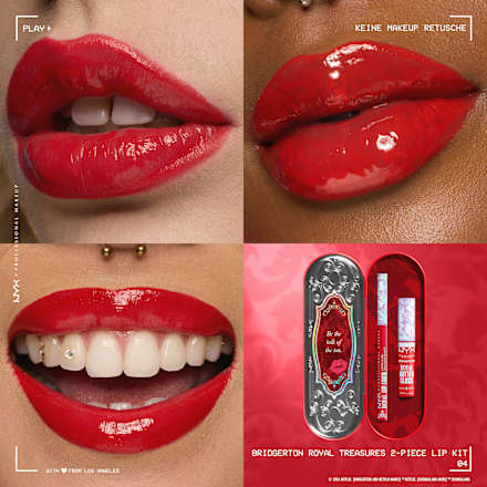Lipgloss Set Bridgerton Royal Treasures 04 Bright Red, 1 St