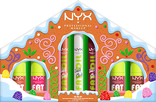 Lipgloss Set Fat Gingerbread House Kit, 1 St NYX PROFESSIONAL MAKEUP
