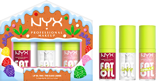 Lipgloss Set Fat Oil Trio Kit, 1 St NYX PROFESSIONAL MAKEUP